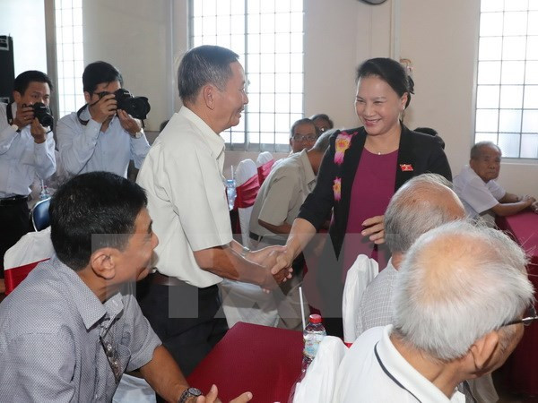 Presidenta del Parlamento vietnamita sostiene contactos con electores en Can Tho ảnh 1 Presidenta del Parlamento vietnamita sostiene contactos con electores en Can Tho ảnh 1