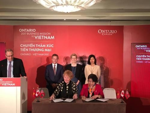 Ontario rubrica seis acuerdos económicos con Vietnam ảnh 1 Ontario rubrica seis acuerdos económicos con Vietnam ảnh 1