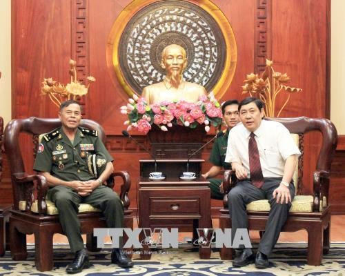 Ejército Real de Camboya y Ciudad Ho Chi Minh robustecen cooperación ảnh 1 Ejército Real de Camboya y Ciudad Ho Chi Minh robustecen cooperación ảnh 1