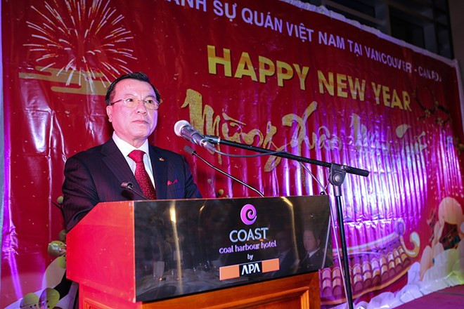 Vietnamitas en oeste de Canadá celebran el Tet ảnh 1 Vietnamitas en oeste de Canadá celebran el Tet ảnh 1