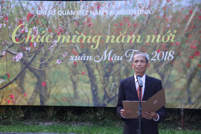 Comunidad vietnamita en Argentina celebra Fiesta del Nuevo Año Lunar ảnh 1 Comunidad vietnamita en Argentina celebra Fiesta del Nuevo Año Lunar ảnh 1