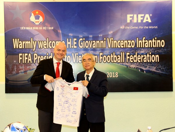 FIFA asistirá al desarrollo del fútbol en Vietnam ảnh 1 FIFA asistirá al desarrollo del fútbol en Vietnam ảnh 1