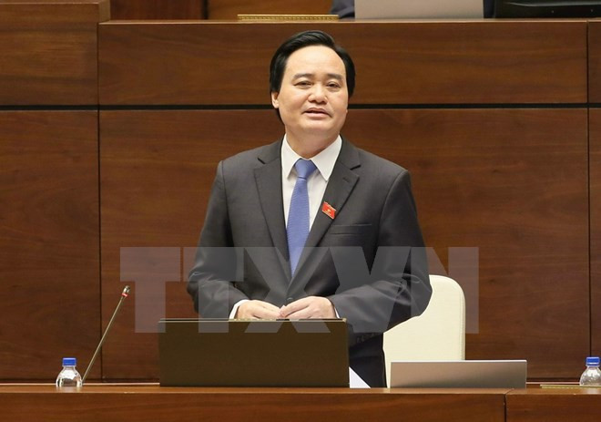 Ministro de Educación y Formación rinde cuentas ante Parlamento ảnh 1 Ministro de Educación y Formación rinde cuentas ante Parlamento ảnh 1