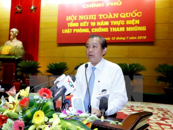 Piden en Vietnam más esfuerzos contra la corrupción ảnh 1 Piden en Vietnam más esfuerzos contra la corrupción ảnh 1