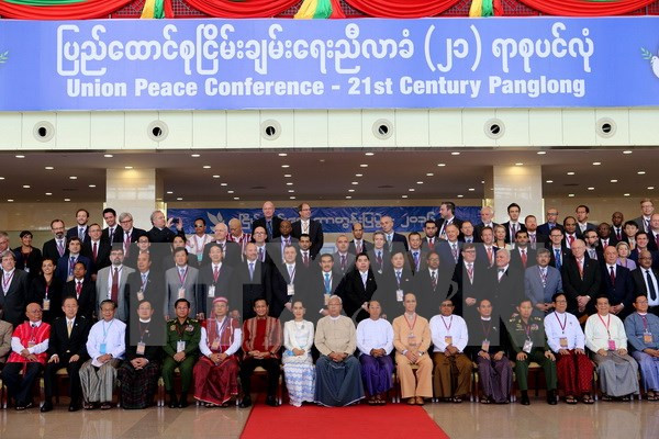La conferencia de paz nacional se cierra en Myanmar ảnh 1 La conferencia de paz nacional se cierra en Myanmar ảnh 1