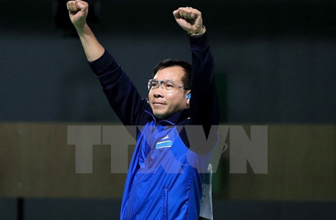 Hoang Xuan Vinh encabeza ranking mundial en pistola de 10 metros ảnh 1 Hoang Xuan Vinh encabeza ranking mundial en pistola de 10 metros ảnh 1