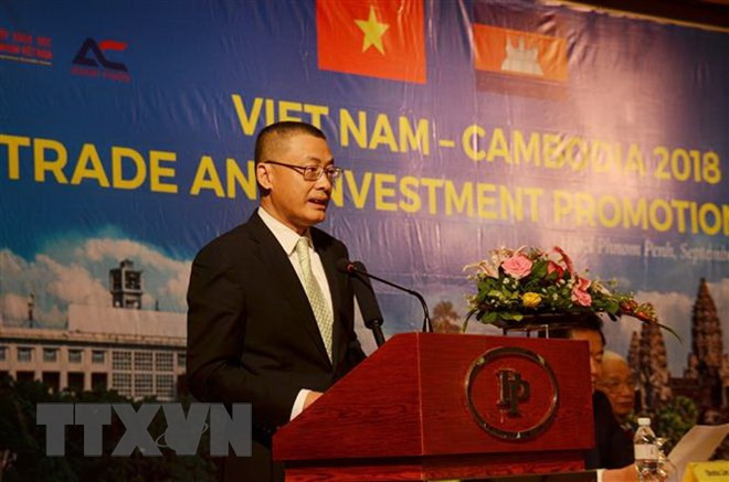 Inauguran foro de promoción comercial e inversionista Vietnam- Camboya ảnh 1 Inauguran foro de promoción comercial e inversionista Vietnam- Camboya ảnh 1