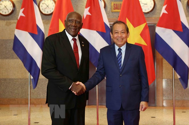 Vietnam y Cuba reiteran atención al enriquecimiento de las relaciones bilaterales ảnh 1 Vietnam y Cuba reiteran atención al enriquecimiento de las relaciones bilaterales ảnh 1
