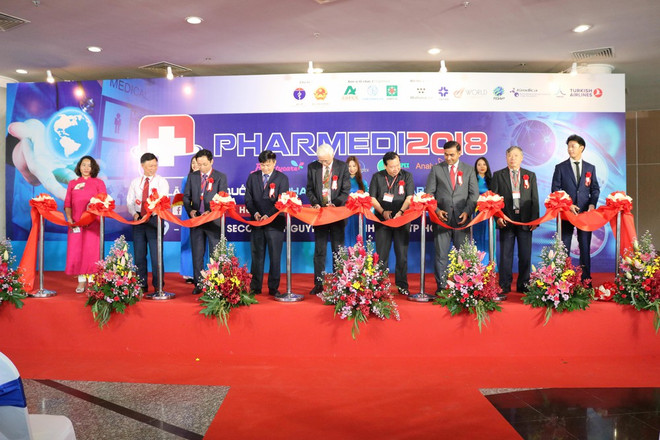 Inauguran Exposición Internacional de Salud y Farmacia en Vietnam ảnh 1