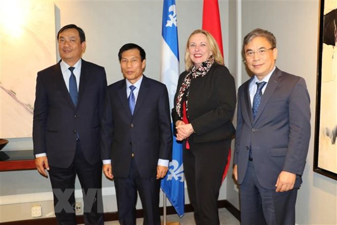 Vietnam robustece lazos con provincia canadiense de Quebec ảnh 1 Vietnam robustece lazos con provincia canadiense de Quebec ảnh 1