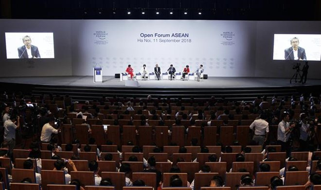 Inauguran en Vietnam Foro Económico Mundial sobre la ASEAN ảnh 1 Inauguran en Vietnam Foro Económico Mundial sobre la ASEAN ảnh 1