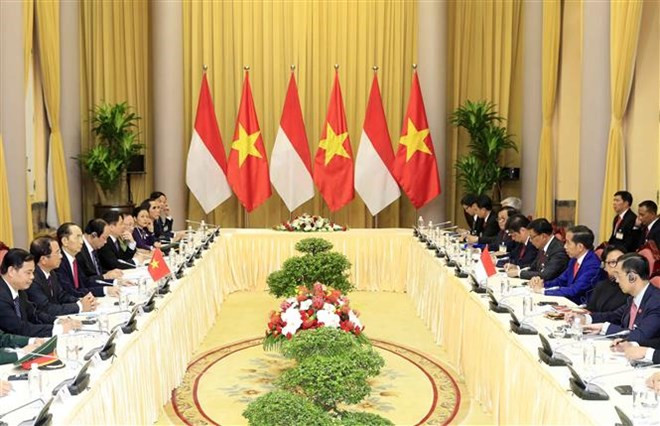 Vietnam e Indonesia acuerdan elevar comercio bilateral a 10 mil millones de dólares ảnh 1 Vietnam e Indonesia acuerdan elevar comercio bilateral a 10 mil millones de dólares ảnh 1