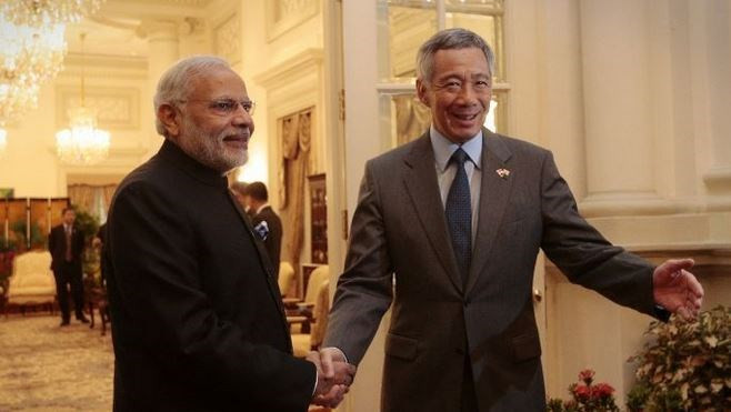 Primer ministro singapurense inicia visita a India ảnh 1 Primer ministro singapurense inicia visita a India ảnh 1