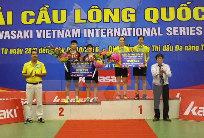 Vietnam logra tres medallas de oro en torneo internacional de bádminton ảnh 1 Vietnam logra tres medallas de oro en torneo internacional de bádminton ảnh 1