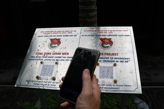 Hanoi promueve digitalización del sector turístico con códigos QR ảnh 1 Hanoi promueve digitalización del sector turístico con códigos QR ảnh 1