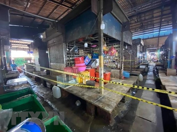 Camboya cierra mercado mayorista en Phnom Penh a causa del COVID-19 ảnh 1