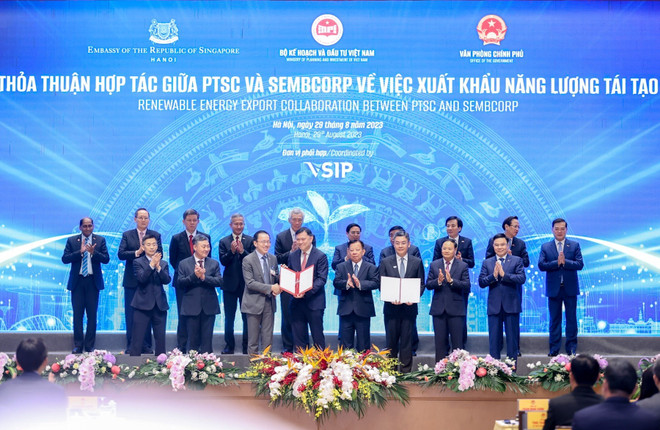 Empresas vietnamita y singapurense cooperan en proyecto de energía renovable marina ảnh 1 Empresas vietnamita y singapurense cooperan en proyecto de energía renovable marina ảnh 1