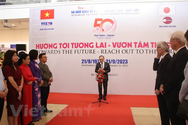Cooperación integral y multifacética Vietnam-Japón resplandece en exposición fotográfica ảnh 3 Cooperación integral y multifacética Vietnam-Japón resplandece en exposición fotográfica ảnh 3