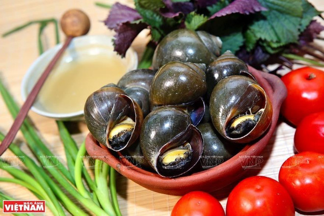 [Foto] Bun oc, un auténtico plato de Hanoi ảnh 3