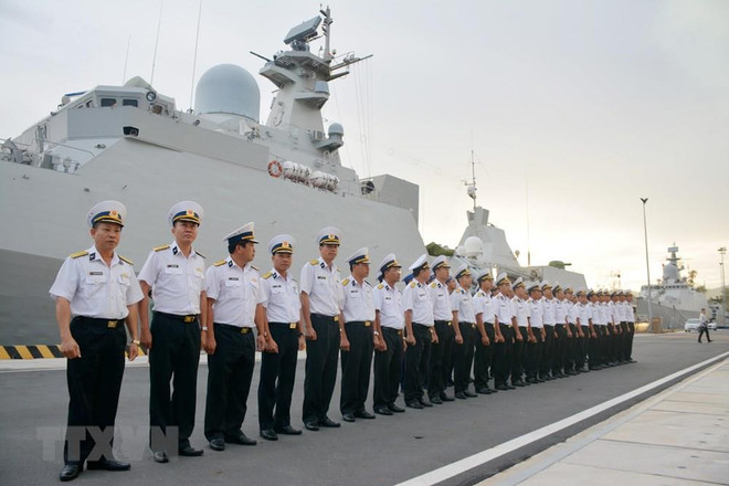 [Fotos] Fuerzas marinas vietnamitas, listas para defender soberanía nacional ảnh 7