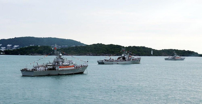 [Fotos] Fuerzas marinas vietnamitas, listas para defender soberanía nacional ảnh 11