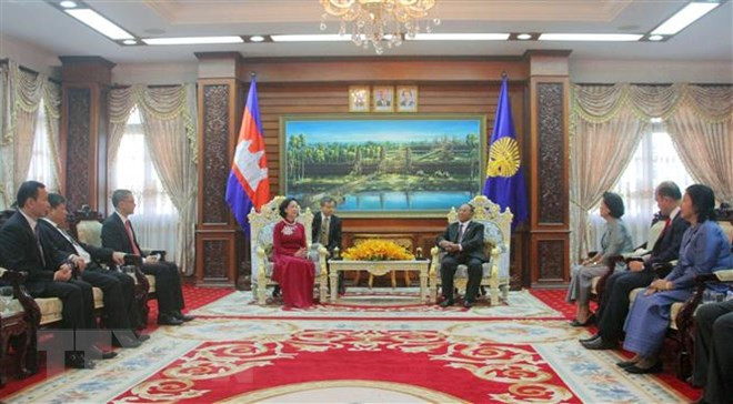 Vietnam y Camboya se proponen agilizar lazos políticos ảnh 1 Vietnam y Camboya se proponen agilizar lazos políticos ảnh 1