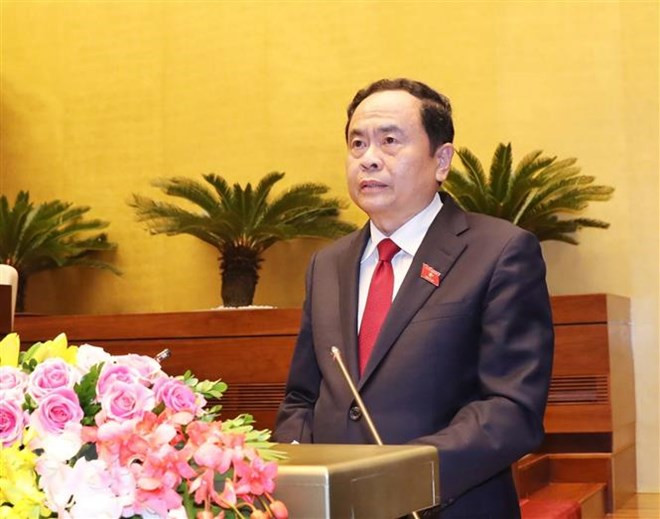 Votantes vietnamitas ratifican confianza en liderazgo del Partido , afirma presidente Frente de la Patria ảnh 1 Votantes vietnamitas ratifican confianza en liderazgo del Partido , afirma presidente Frente de la Patria ảnh 1