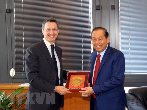 Vietnam e Italia promueven cooperación judicial ảnh 1