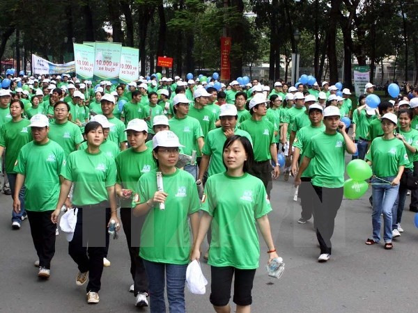 Marchan por Día internacional de la Mujer en Ciudad Ho Chi Minh ảnh 1 Marchan por Día internacional de la Mujer en Ciudad Ho Chi Minh ảnh 1