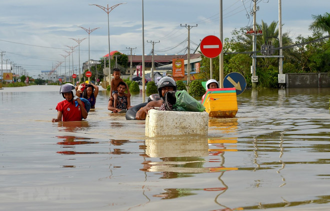 Financiará Estados Unidos 100 mil dólares a lucha contra inundaciones en Camboya ảnh 1