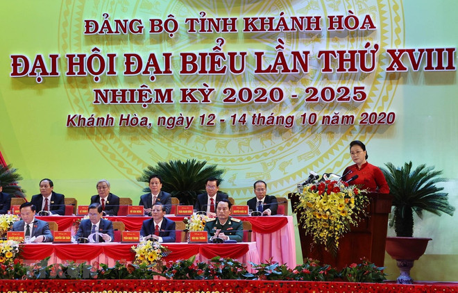 Presidenta de Parlamento vietnamita insta a provincia de Khanh Hoa a fortalecer desarrollo económico ảnh 1 Presidenta de Parlamento vietnamita insta a provincia de Khanh Hoa a fortalecer desarrollo económico ảnh 1