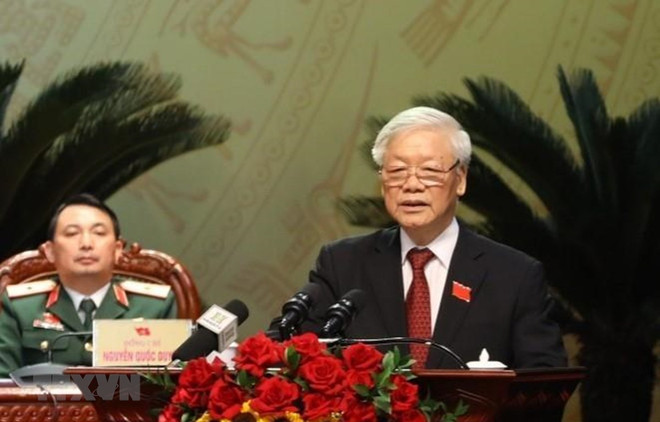 Inauguran la XVII Asamblea del Comité partidista de Hanoi ảnh 1 Inauguran la XVII Asamblea del Comité partidista de Hanoi ảnh 1
