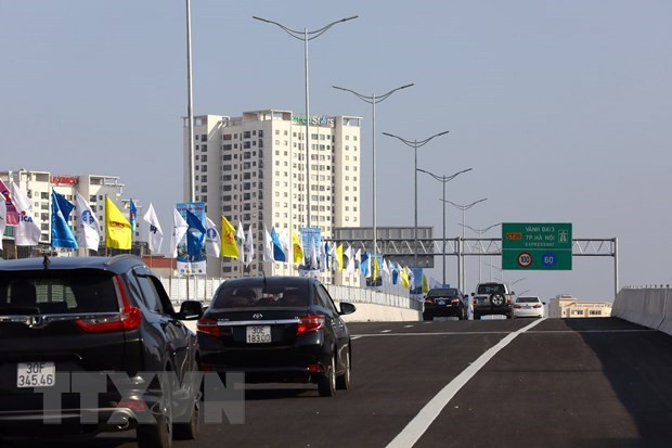 Abre al tránsito un viaducto de carretera de circunvalación 3 de Hanoi ảnh 1 Abre al tránsito un viaducto de carretera de circunvalación 3 de Hanoi ảnh 1