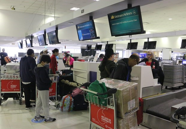 Vietnam trae de vuelta a cerca de 270 ciudadanos desde Australia ảnh 1 Vietnam trae de vuelta a cerca de 270 ciudadanos desde Australia ảnh 1