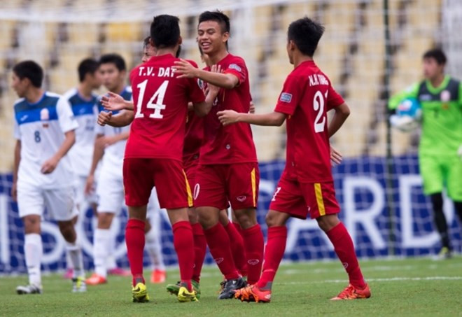 Fútbol sub 16 de Vietnam avanza a cuartos de final de campeonato asiático ảnh 1 Fútbol sub 16 de Vietnam avanza a cuartos de final de campeonato asiático ảnh 1