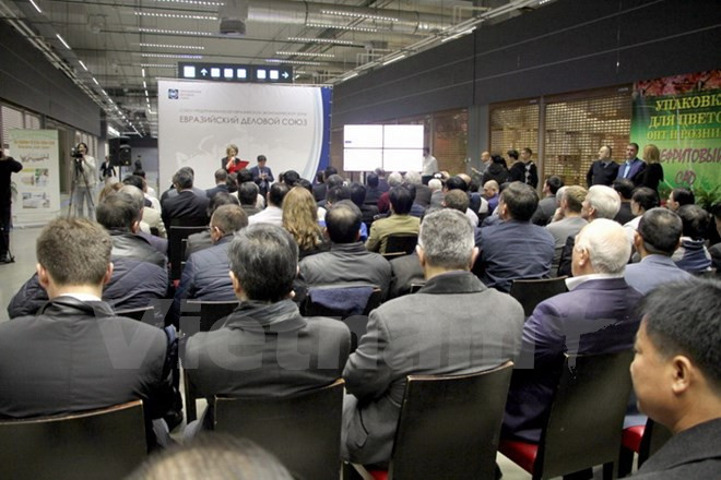 Inauguran en Rusia feria comercial de productos de Vietnam ảnh 1 Inauguran en Rusia feria comercial de productos de Vietnam ảnh 1