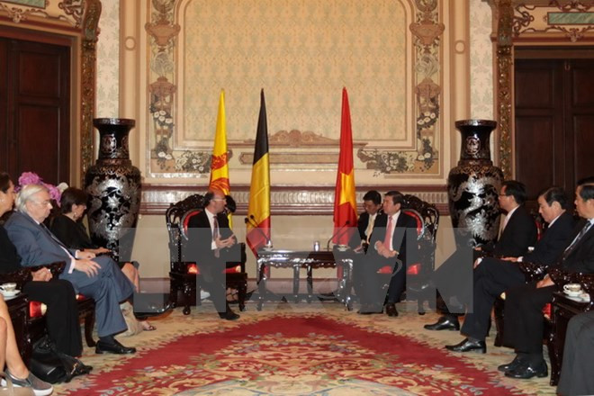 Fomentan cooperación entre región Valonia-Bruselas y Ciudad Ho Chi Minh ảnh 1 Fomentan cooperación entre región Valonia-Bruselas y Ciudad Ho Chi Minh ảnh 1