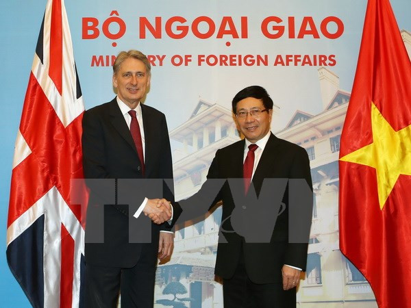 Vietnam y Reino Unido profundizan asociación estratégica bilateral ảnh 1 Vietnam y Reino Unido profundizan asociación estratégica bilateral ảnh 1