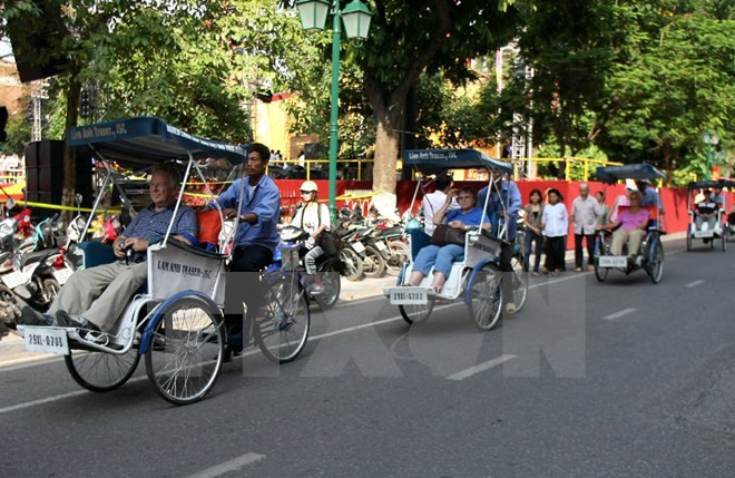 Crecen llegadas de turistas extranjeros a Hanoi ảnh 1 Crecen llegadas de turistas extranjeros a Hanoi ảnh 1