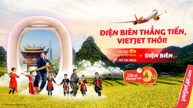 Vietjet abre vuelos directos de Hanoi a provincia norteña de Dien Bien ảnh 2 Vietjet abre vuelos directos de Hanoi a provincia norteña de Dien Bien ảnh 2