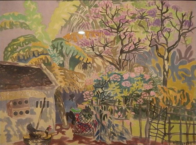 Centenares de pinturas valiosas de Vietnam devueltas por coleccionista japonés a su tierra de origen ảnh 1 Centenares de pinturas valiosas de Vietnam devueltas por coleccionista japonés a su tierra de origen ảnh 1