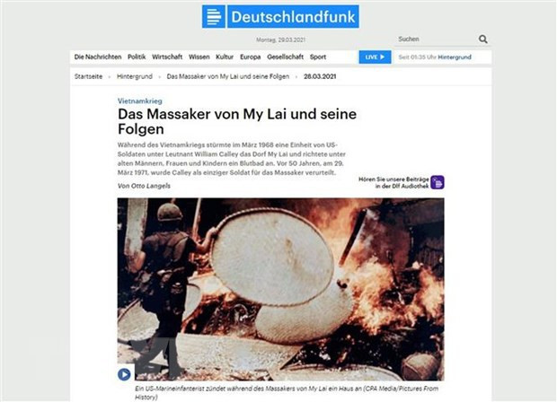 Masacre de My Lai, un terrible crimen de guerra, según historiador alemán ảnh 1 Masacre de My Lai, un terrible crimen de guerra, según historiador alemán ảnh 1