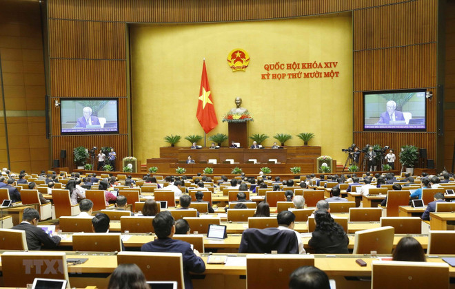 Parlamento vietnamita concluye cuarta jornada de su XI período de sesiones ảnh 1