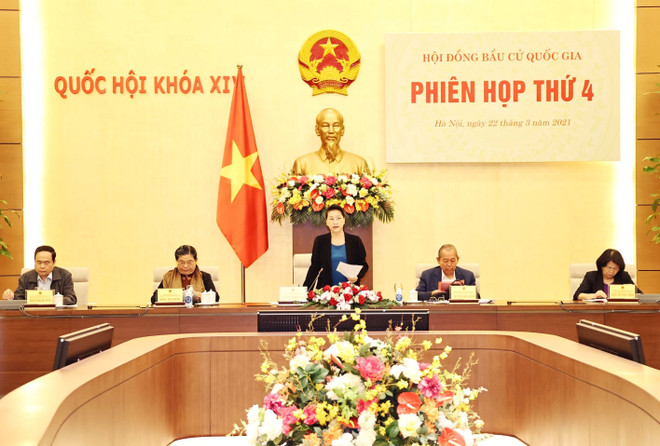 Efectúan cuarta sesión del Consejo Nacional Electoral de Vietnam ảnh 1 Efectúan cuarta sesión del Consejo Nacional Electoral de Vietnam ảnh 1