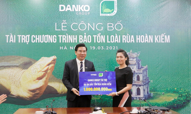 Financia grupo vietnamita Danko Group conservación de tortuga de Lago Hoan Kiem ảnh 2 Financia grupo vietnamita Danko Group conservación de tortuga de Lago Hoan Kiem ảnh 2