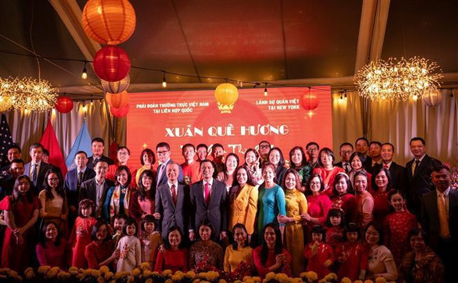 Comunidad vietnamita en Nueva York celebra el Tet ảnh 1 Comunidad vietnamita en Nueva York celebra el Tet ảnh 1