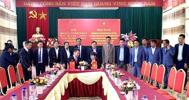 Vietnam y China fortalecen cooperación entre localidades fronterizas ảnh 1 Vietnam y China fortalecen cooperación entre localidades fronterizas ảnh 1