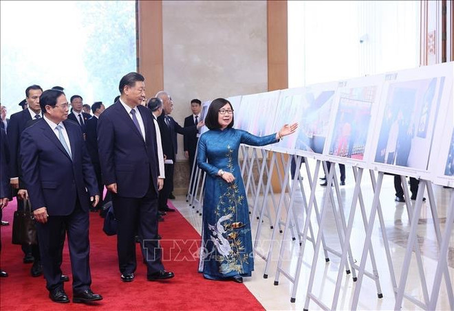 Premier vietnamita conversa con máximo dirigente chino ảnh 3 Premier vietnamita conversa con máximo dirigente chino ảnh 3