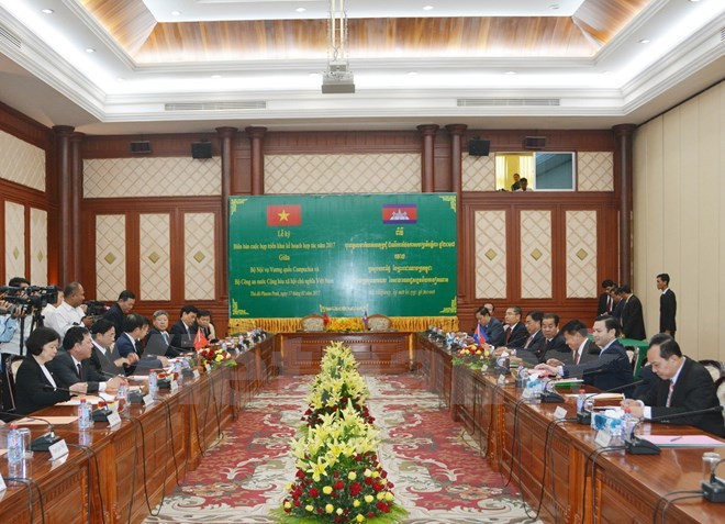 Vietnam y Camboya fortalecen colaboración en seguridad pública ảnh 1 Vietnam y Camboya fortalecen colaboración en seguridad pública ảnh 1