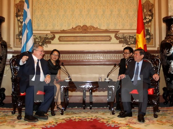 Ciudad Ho Chi Minh dispuesta a dar bienvenida a empresas grecias ảnh 1 Ciudad Ho Chi Minh dispuesta a dar bienvenida a empresas grecias ảnh 1